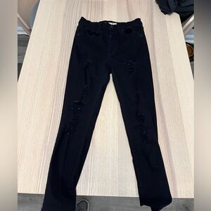 Levi’s - Black Mile High Super Skinny Jeans - Size 27